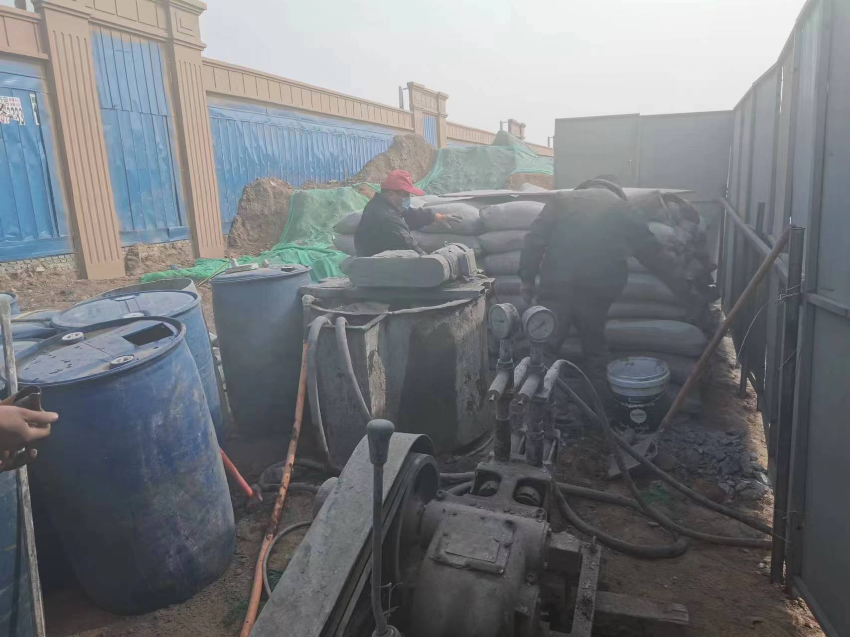 冷水江地基沉降注浆加固